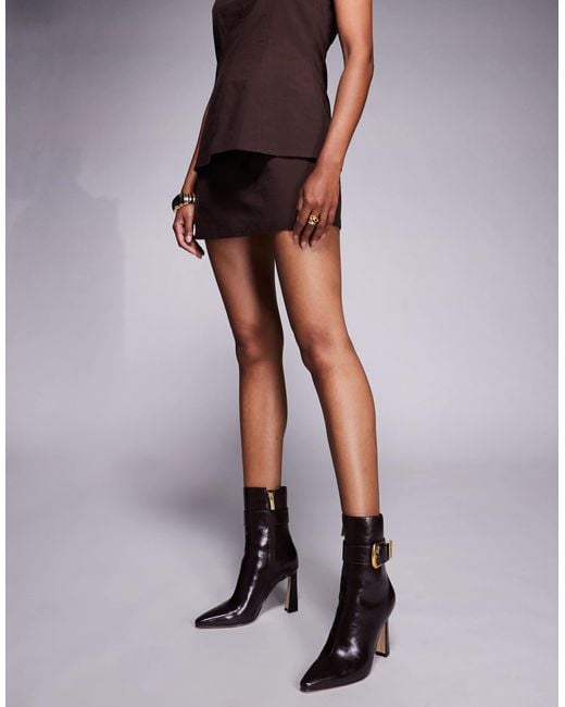 Steve Madden Brown – hohe stiefeletten