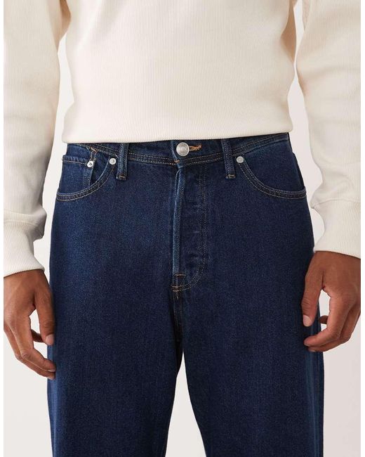 Jack & Jones Blue Alex baggy Fit Jeans for men