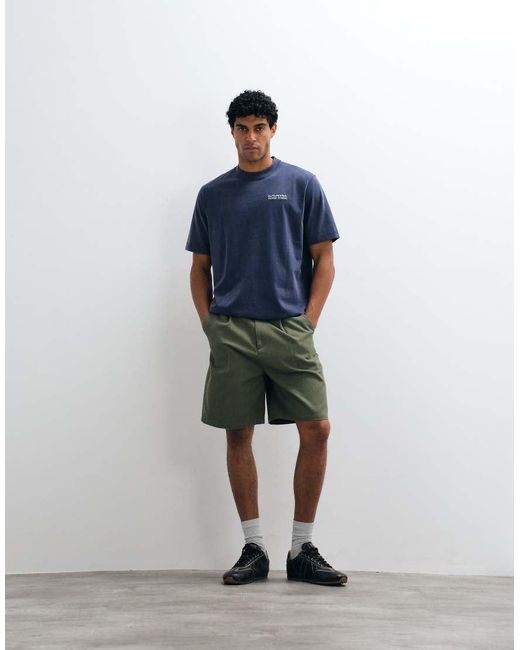 Abercrombie & Fitch Blue Wimbledon Back Graphic T-shirt for men