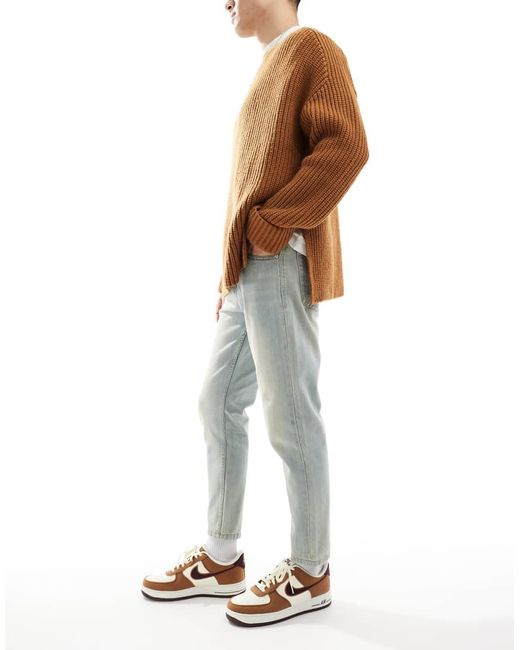 Mens tapered cropped jeans deals