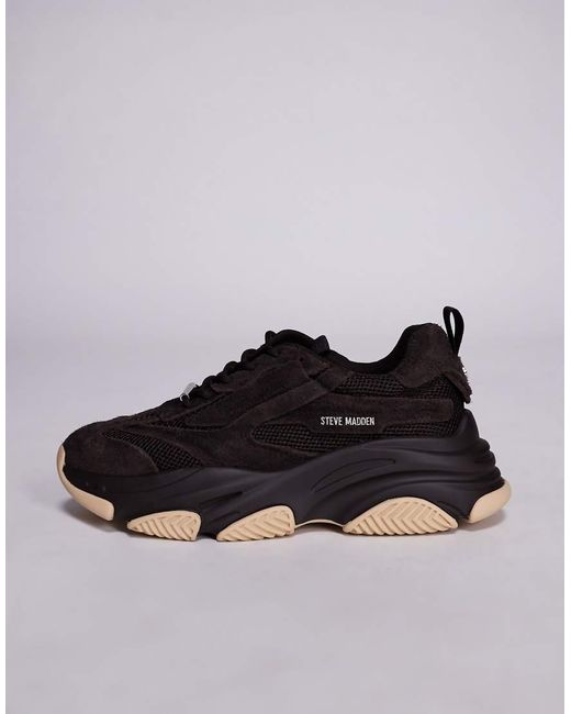 Zapatillas De Deporte Marrones Con Suela Gruesa Posess-H De -Marrón Steve Madden de hombre de color Blue