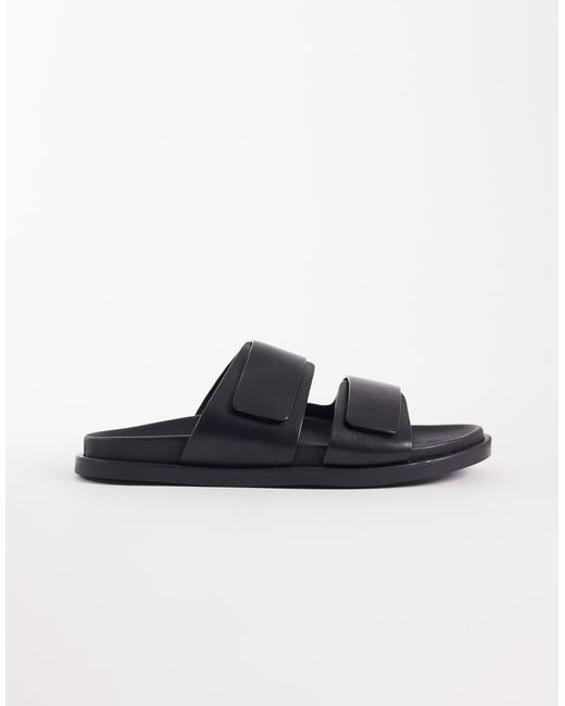 ASOS Blue Two Strap Sandals for men