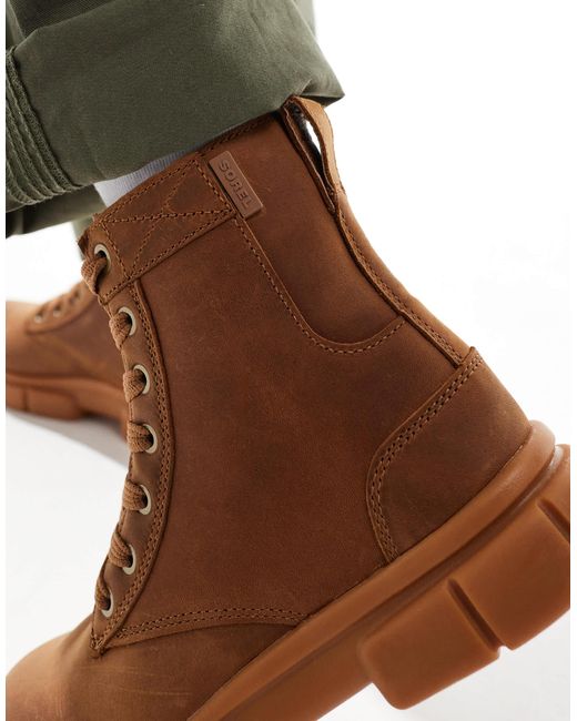 Sorel Green – explorer strt – schnürstiefel aus leder
