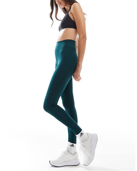 Adidas Originals Blue Adidas Training All Me Essentials Full-Length Leggings