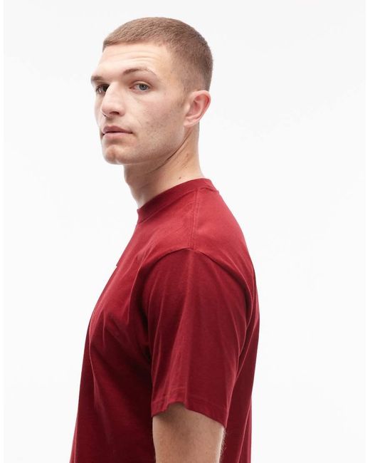 Carhartt Red No Play Relaxed T-shirt