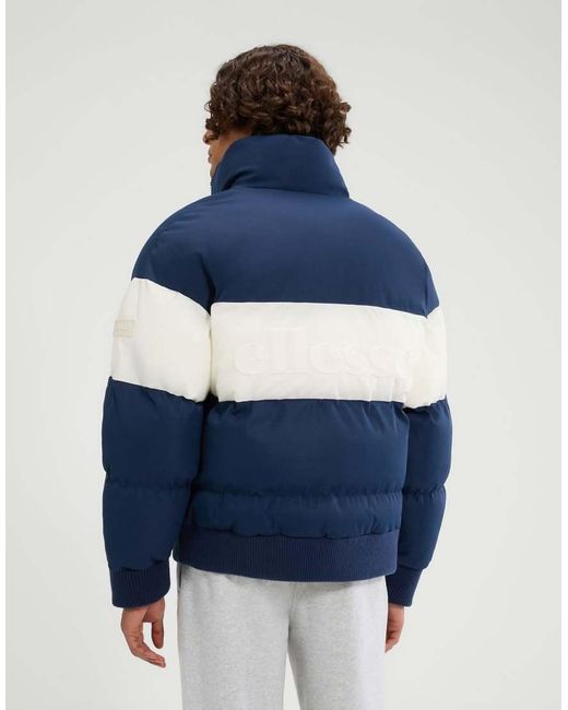 Ellesse Blue Bondone Long Sleeve Padded Jacket for men