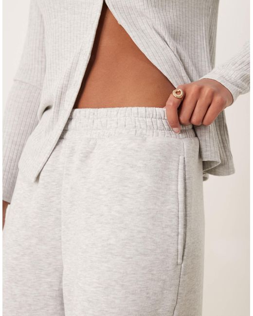 Miss Selfridge Natural Wide Leg Jogger