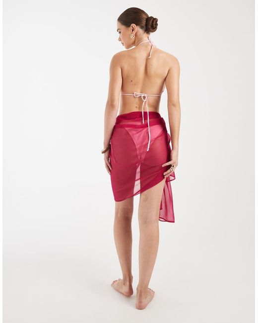 Aray Red Tie Sarong