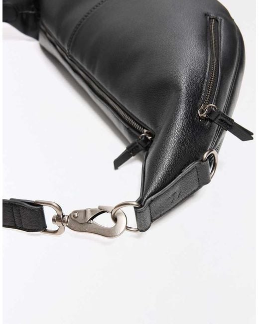 Bershka Gray Crossbody Bag for men