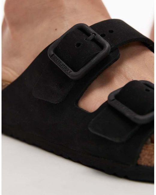Birkenstock Black Arizona Wire Buckle Sandals for men