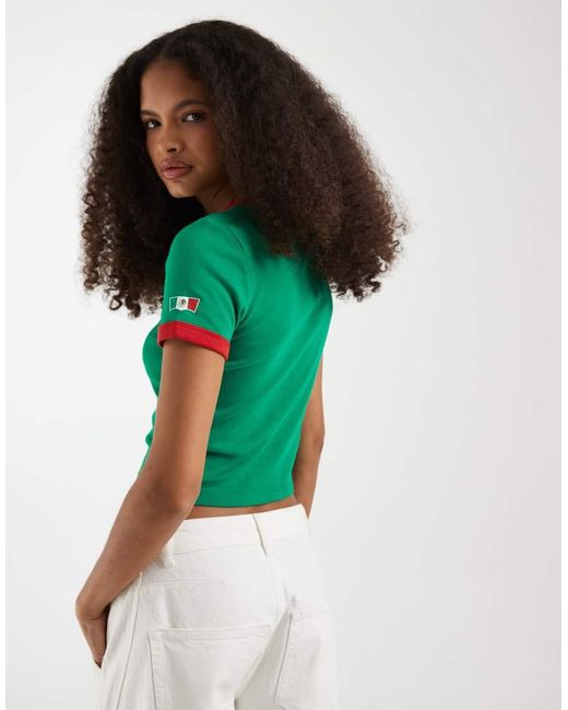 Levi's Green Mexico Mini Ringer T-shirt