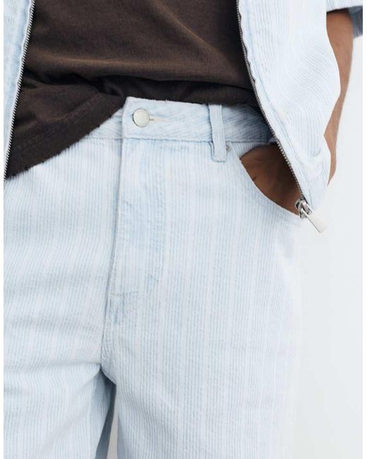 Pantaloncini Bermuda di Pull&Bear in White da Uomo