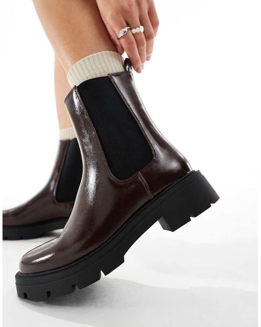 Schuh Black Abbie Chunky Chelsea Boots