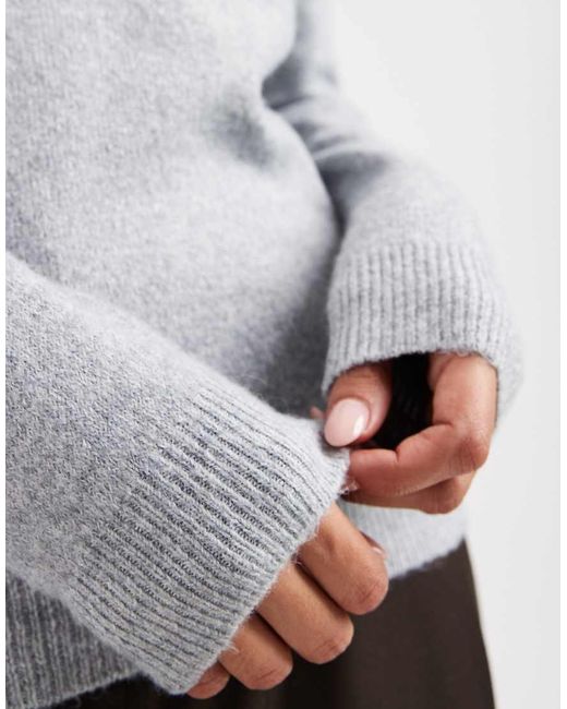 ONLY Gray Crew Neck Jumper