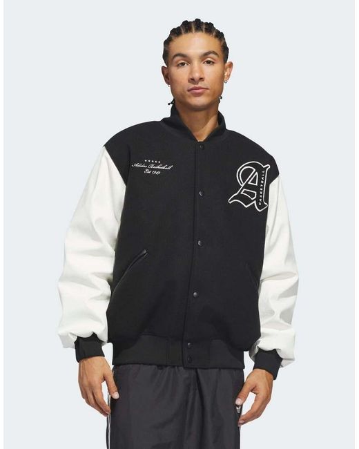 Adidas Originals Black Originals Basketball Jacket