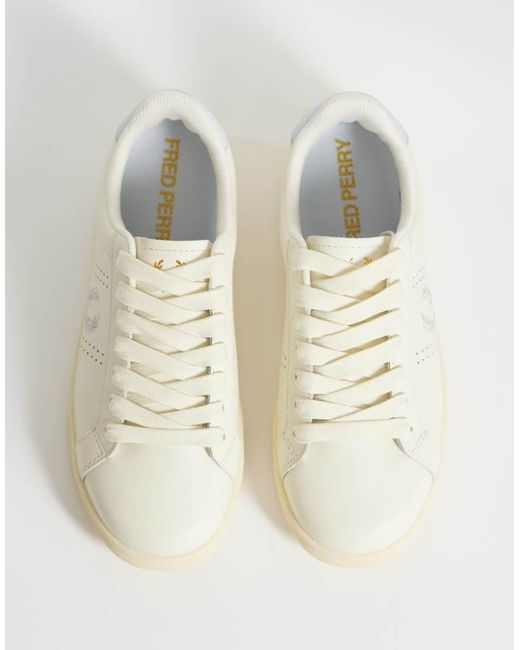 Fred Perry Natural Leather Trainer