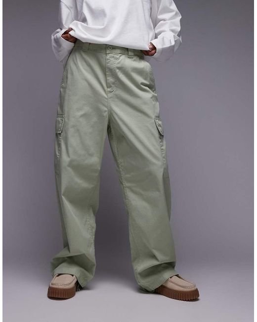 Carhartt Gray Kingston Straight Leg Cargo Trousers