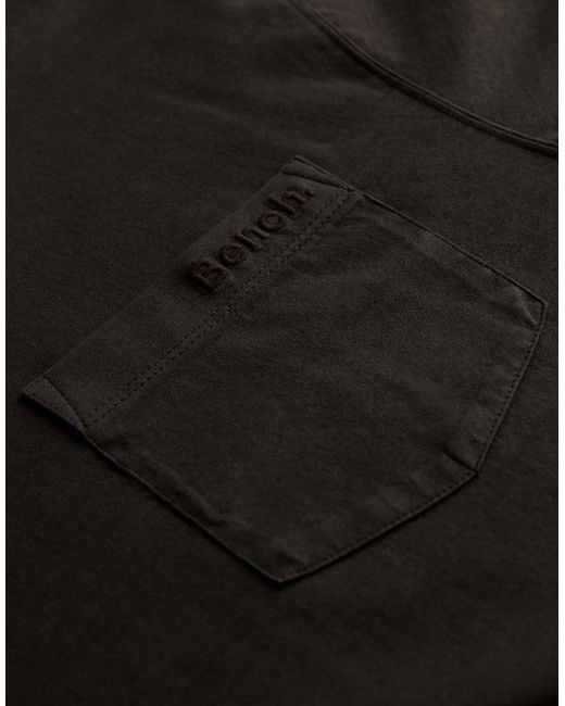 Bench x Superdry & Co Green Boxy Long Sleeve Pocket Top for men