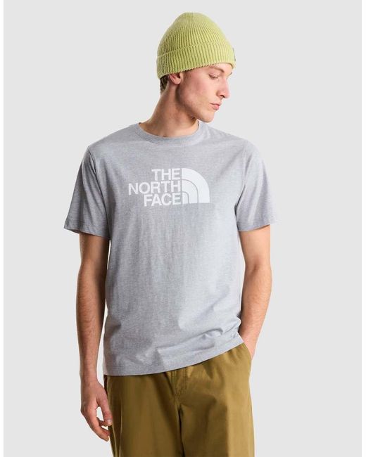 The North Face Gray M Evolution Half Dome Regular Short Slee for men