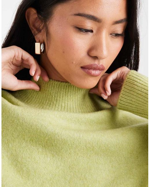 ASOS Green High Neck Jumper