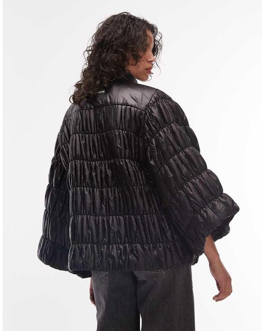 AllSaints Black Nyelee Puffer Jacket