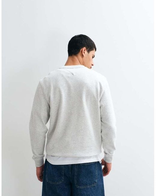 Tommy Hilfiger Gray Outdoor Center Graphic Logo Sweatshirt for men