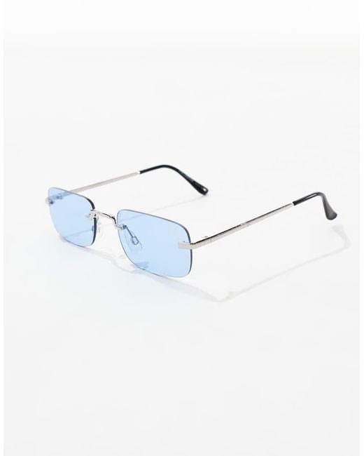 Occhiali Da Sole Rettangolari Con Montatura di Pull&Bear in Black da Uomo