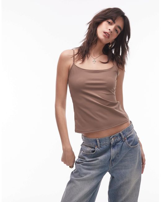 Mango White – camisole-oberteil aus polyamid