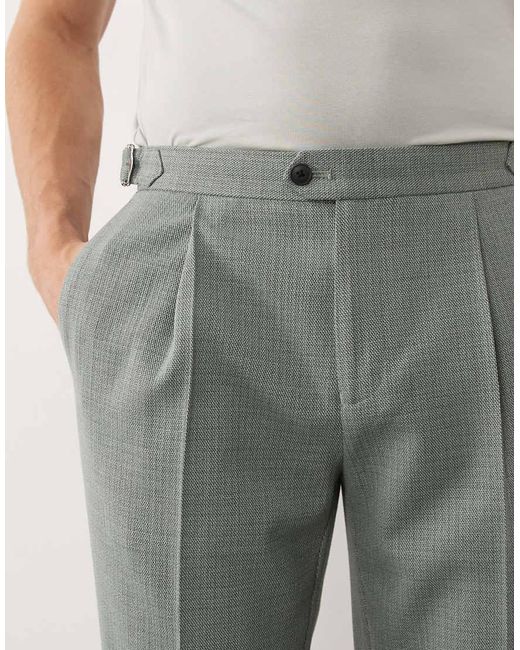 ASOS White Slim Suit Trousers for men