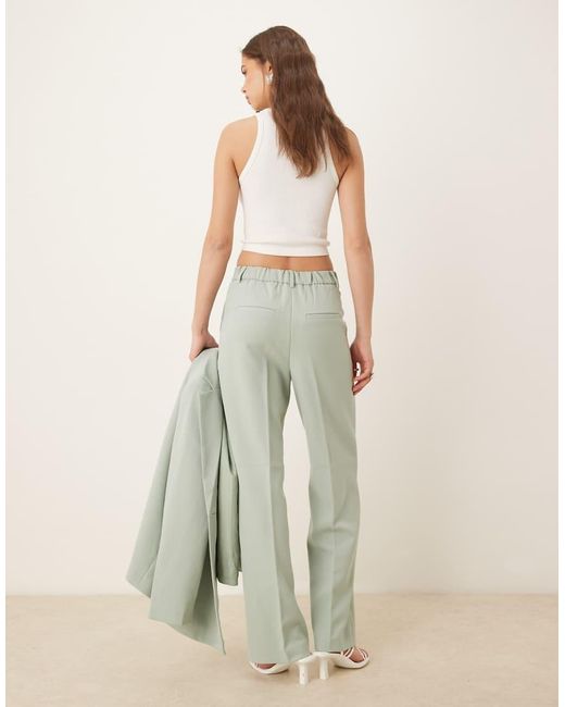 Y.A.S Multicolor High Waist Straight Leg Tailored Trouser Co-ord
