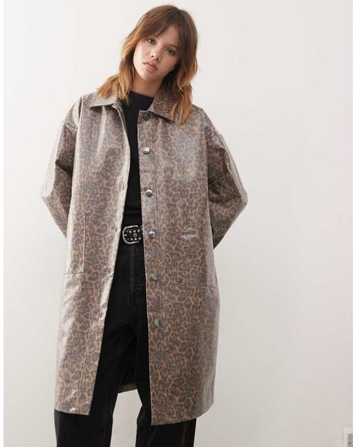 Noisy May Brown Oversized Lightweight Mac