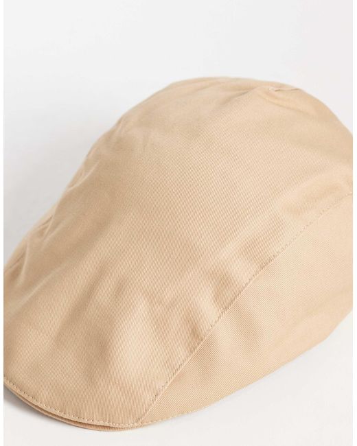 ASOS Natural Flat Cap