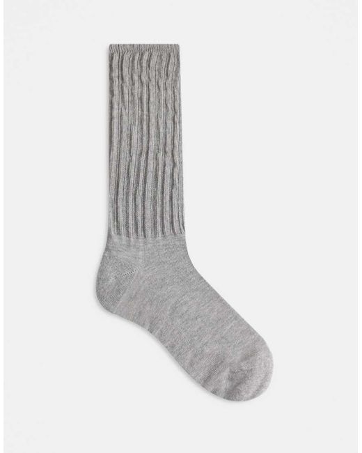 ASOS Gray Slouchy Socks