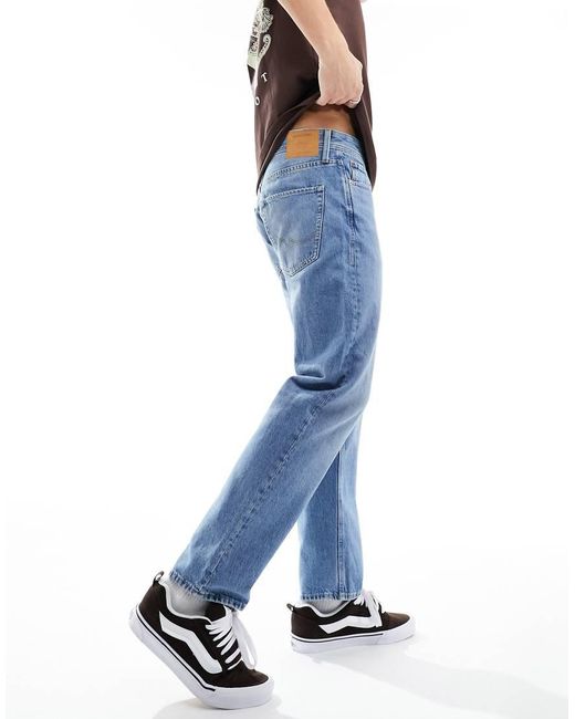 Jack & Jones Blue Chris Straight Fit Jeans for men