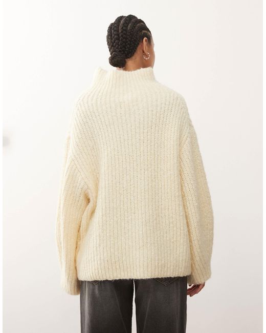 Monki Natural – pullover aus grobstrick