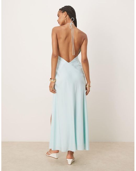 Bardot Natural Ardia Halter Dress