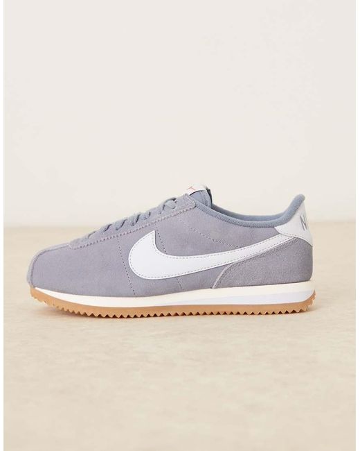 Nike Blue Cortez Suede Trainers