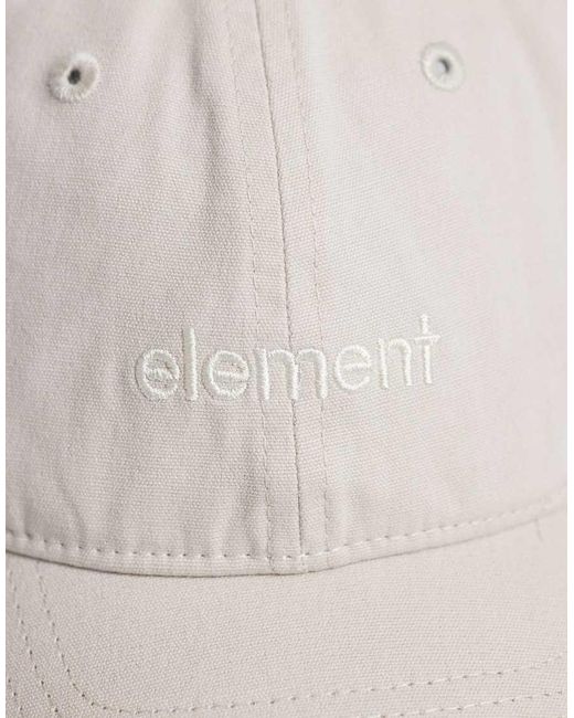 Element White Baseball Cap for men
