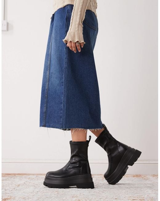 Buffalo Blue Jupiter Sock Boots