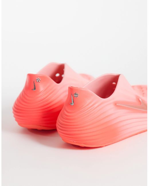 Nike Pink Reactx Rejuven8 Clogs