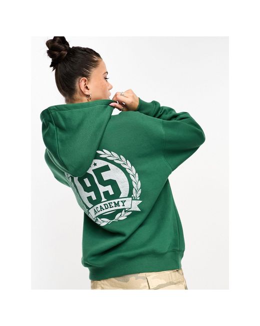 Cotton On Collegiate Hoodie in Green Lyst