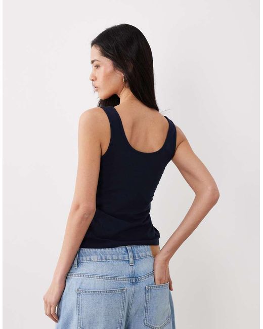 Calvin Klein Blue Monologo Tank Top