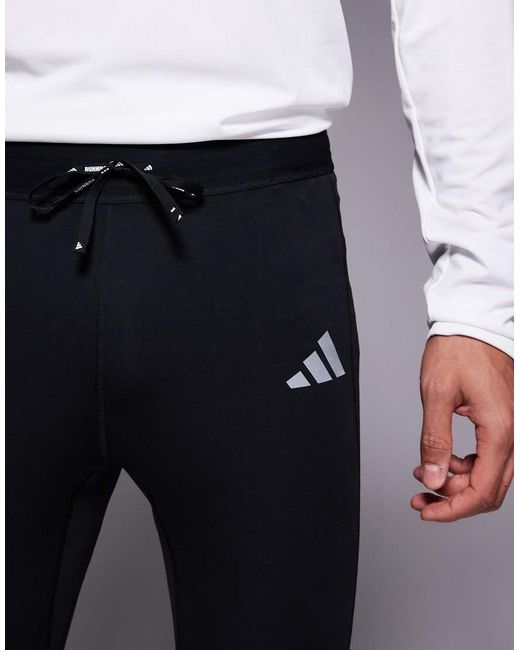 Adidas Originals Gray Adidas Running Essentials Tights for men