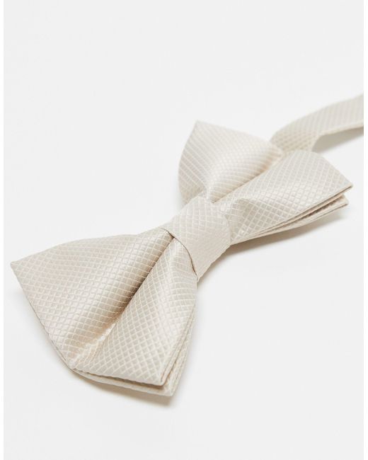 ASOS White Bow Tie for men