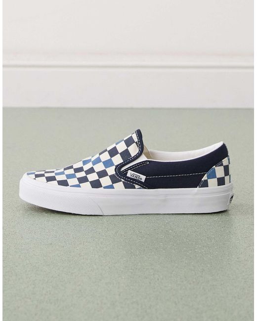 Vans Multicolor Classic Slip-On Colour Theory Checkerboard Trainers