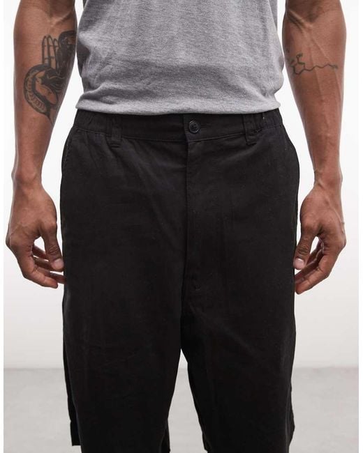 Aape By A Bathing Ape White Aape By A Bathing Ape Loose Fit Woven Shorts for men