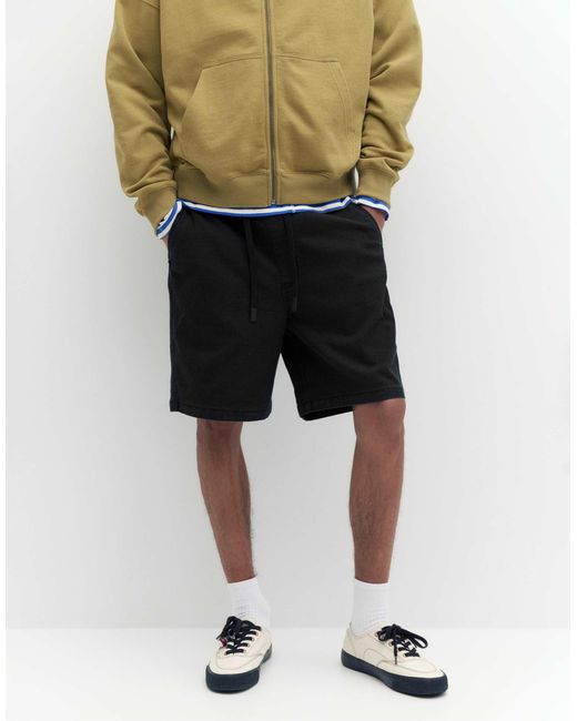 Pull&Bear – bermudashorts in White für Herren
