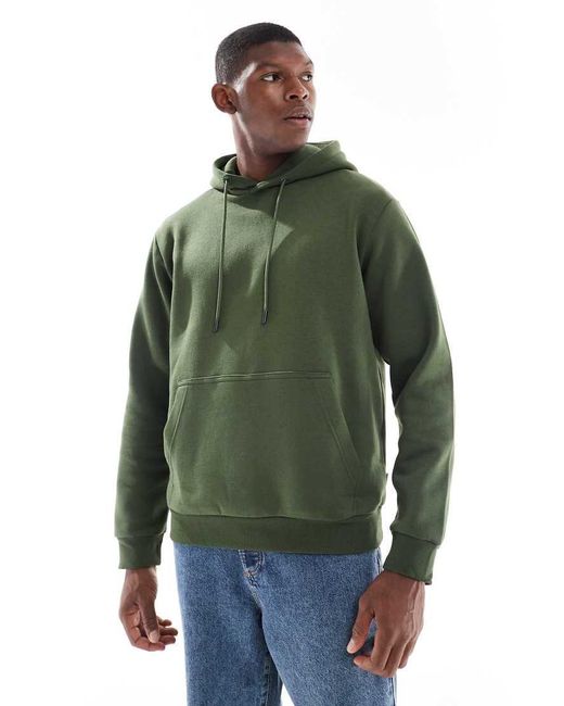 Jack & Jones Green Oversize Hoodie for men