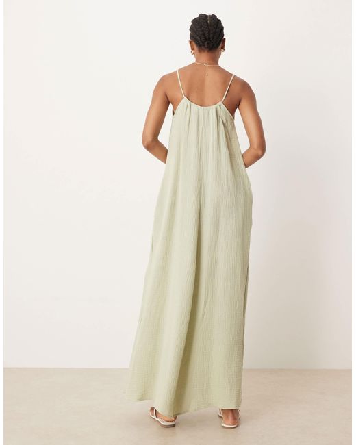 JDY Tall Natural Cheesecloth Maxi Dress
