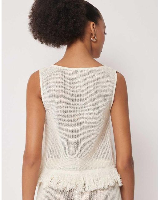 Calzedonia Natural Mesh Beach Top